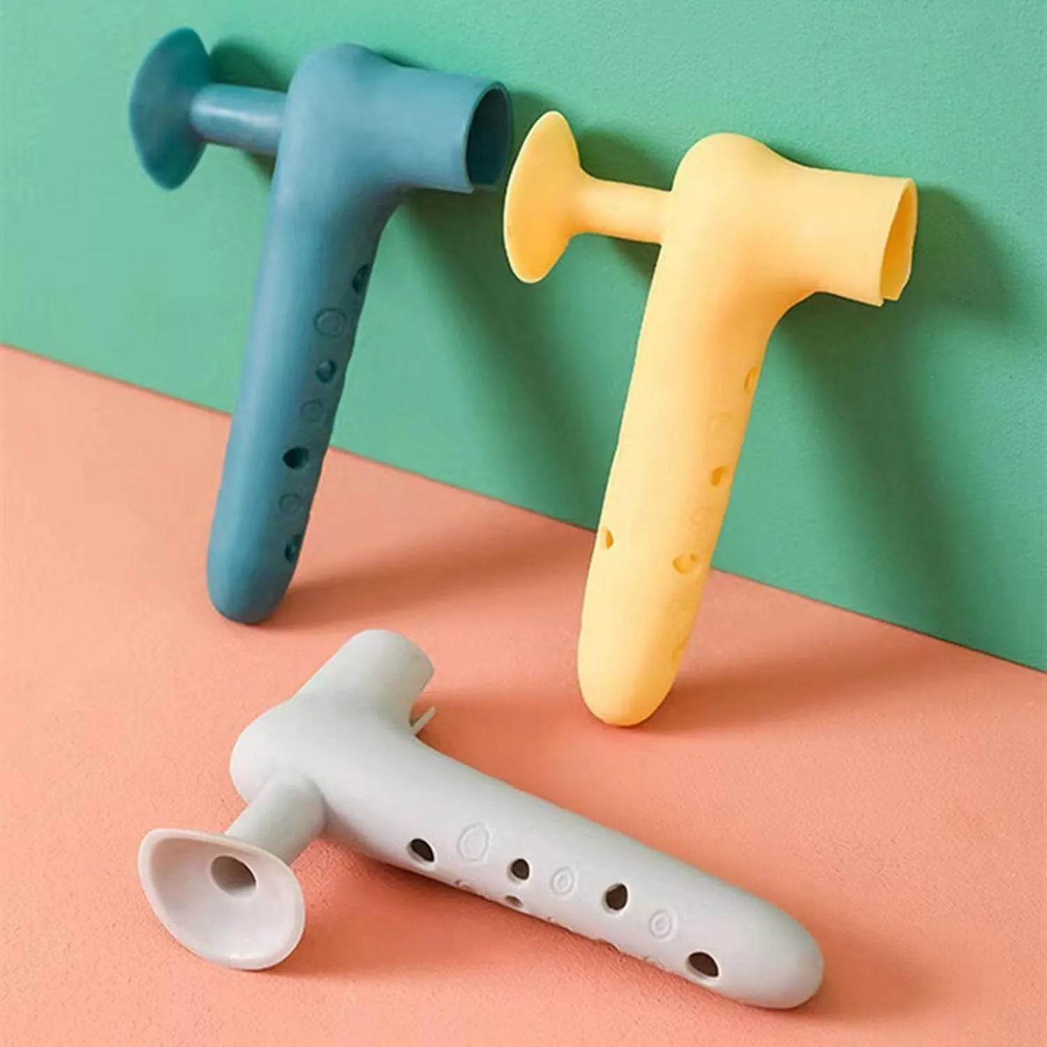 Silicone Door Handle Covers with Suction Cup Anti Static Door Stopper